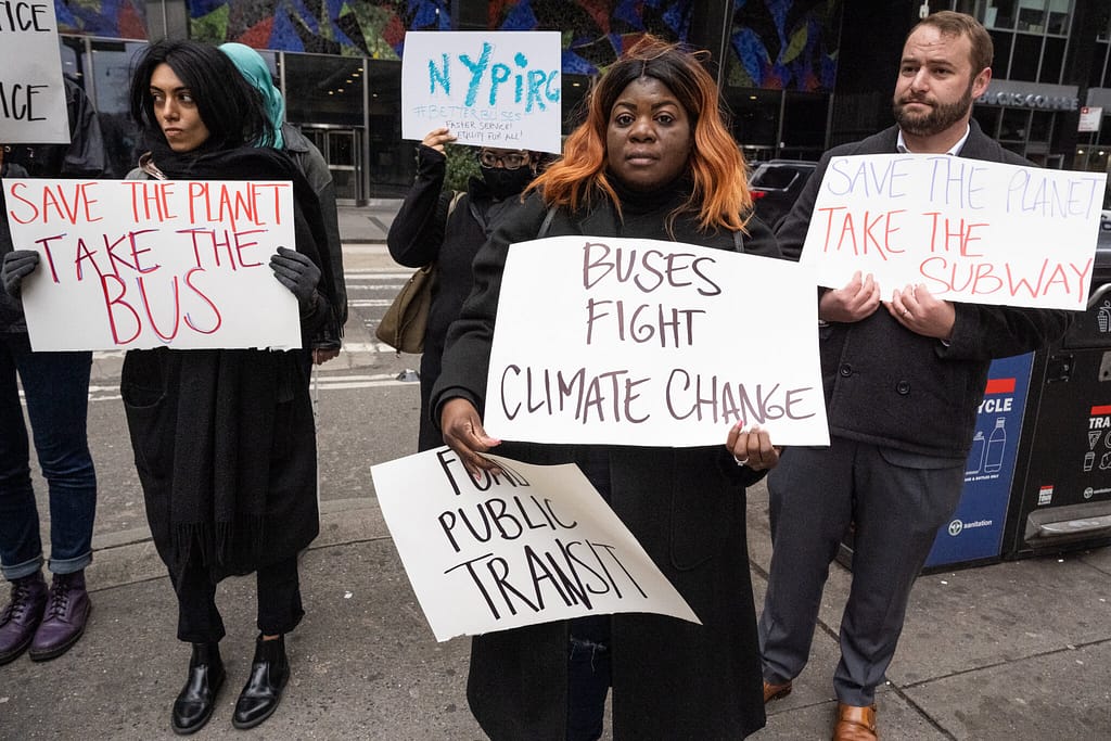 In push for more MTA service, advocates and elected officials take a different angle: Climate change