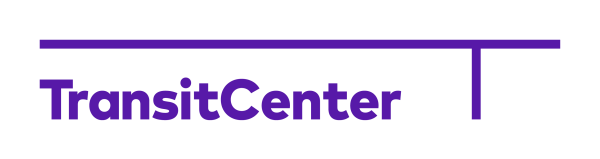 Purple TransitCenter Logo Line Above